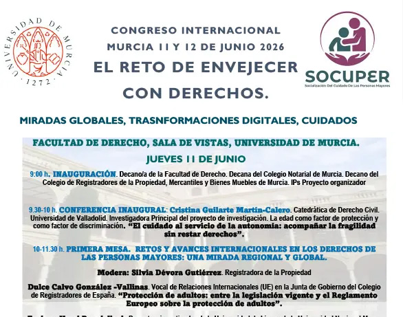 El Reto de Envejecer con Derechos: Miradas Globales, Transformaciones Digitales y Cuidados