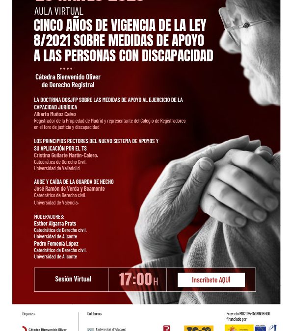 Cinco Años de Vigencia de la Ley 8/2021 sobre Medidas de Apoyo a las Personas con Discapacidad