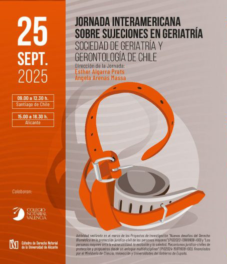 Jornada Interamericana sobre Sujeciones en Geriatría Sociedad de Geriatría y Gerontología de Chile